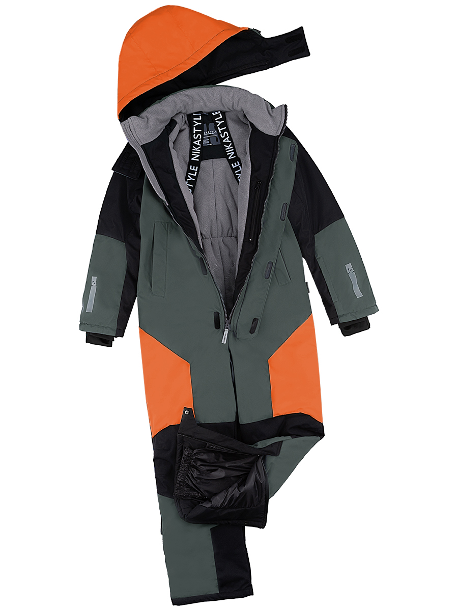 картинка Комбинезон зимний для мальчика NIKASTYLE 8з6724 Мох черный от магазина детских товаров ALiSa