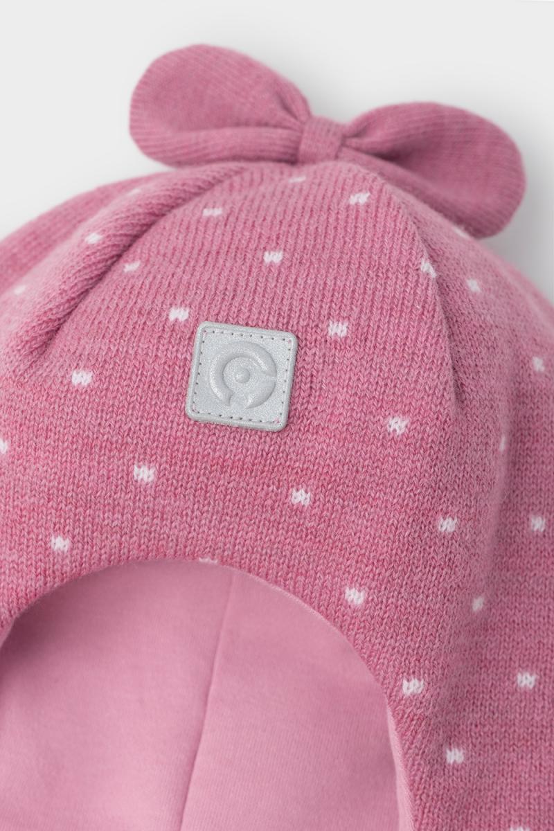 картинка Шапка-шлем для девочки Crockid КВ 20315/ш брусника от магазина детских товаров ALiSa