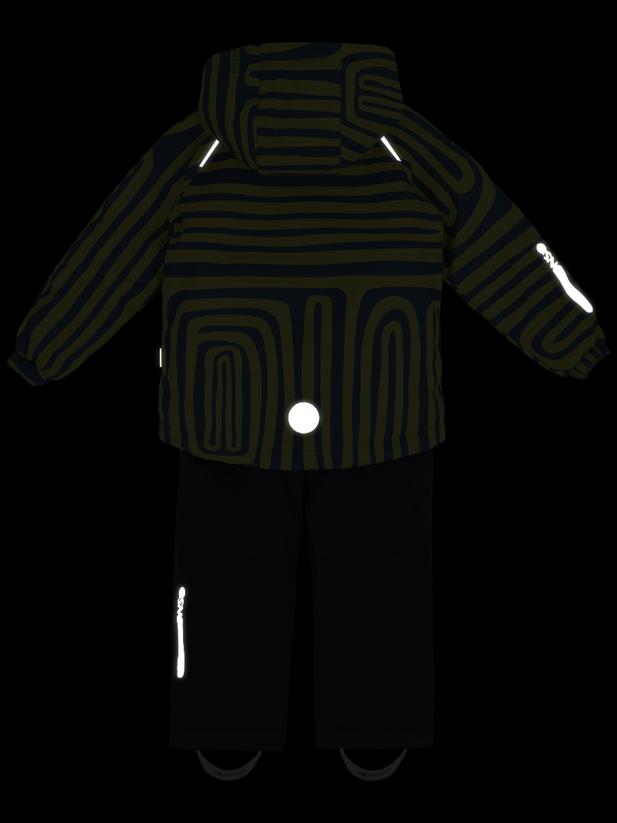 картинка Комплект утепленный для мальчика NIKASTYLE 7м1124 лайм графит от магазина детских товаров ALiSa