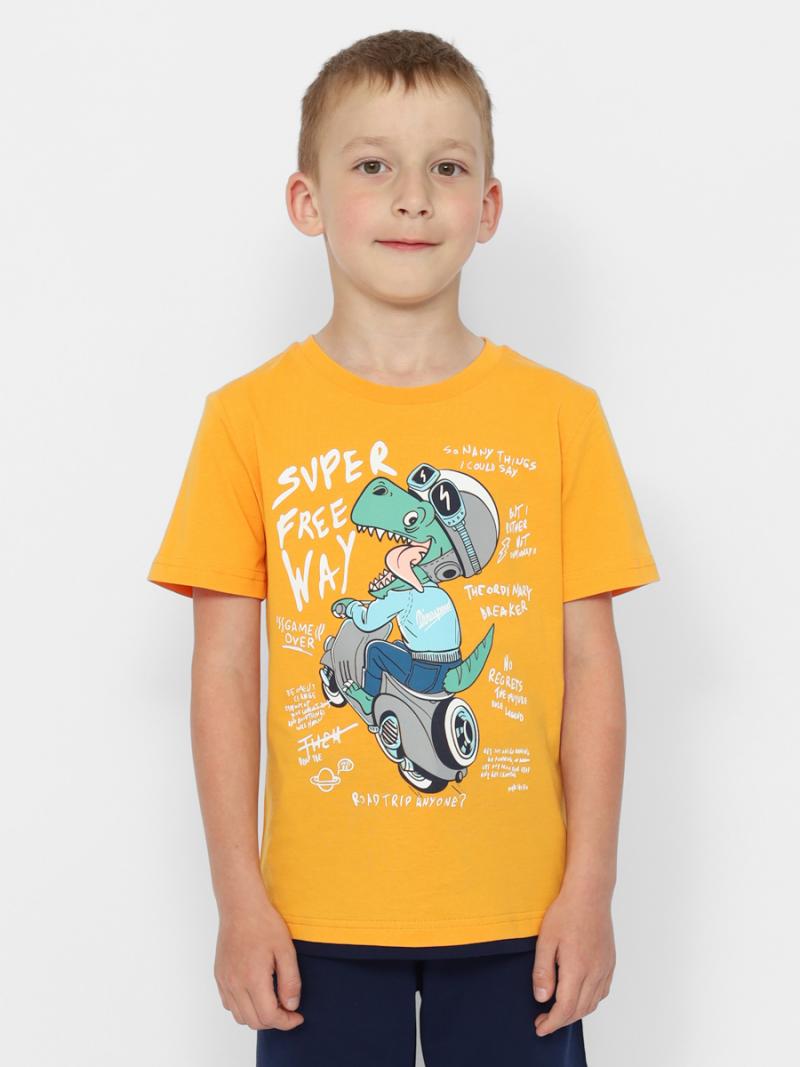 картинка Футболка для мальчика CWKB 63389-29 Оранжевый от магазина детских товаров ALiSa