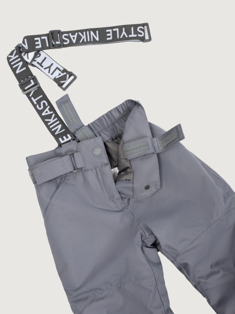 картинка Комплект утеплённый для девочки NIKASTYLE 7м2025 Орхидея серый от магазина детских товаров ALiSa