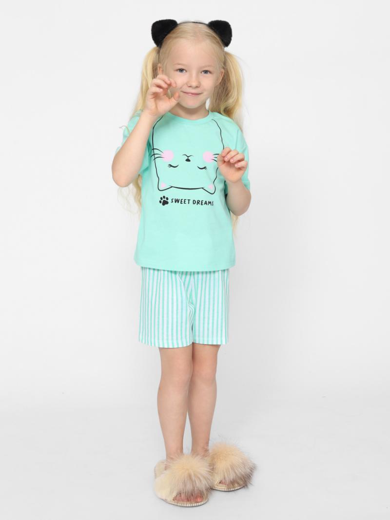 картинка Пижама для девочки CWKG 50146-38 Ментоловый от магазина детских товаров ALiSa