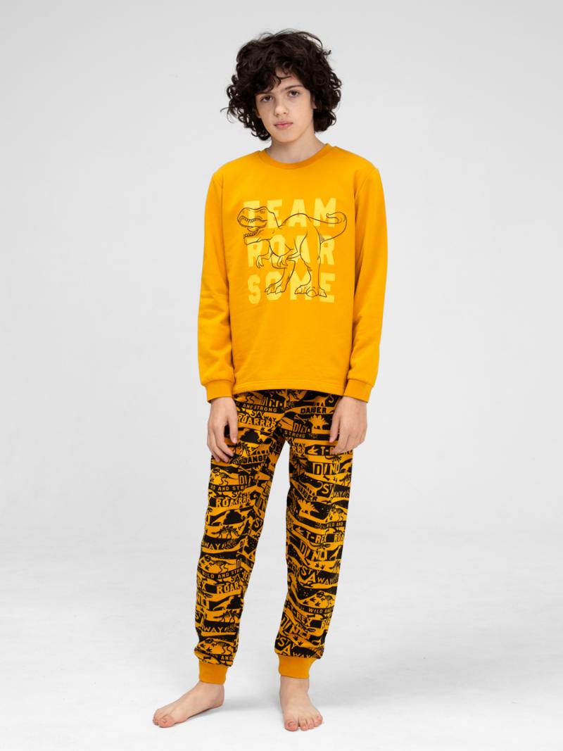 картинка Пижама для мальчика CWJB 50144-33 Горчичный от магазина детских товаров ALiSa