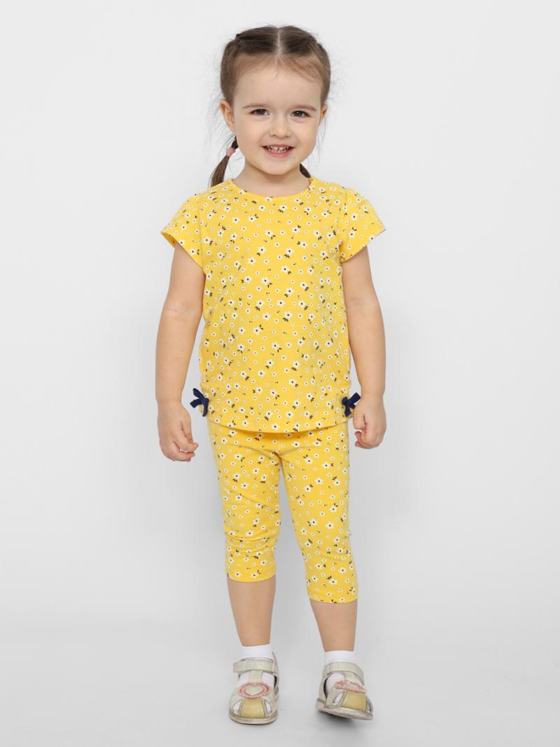 картинка Бриджи для девочки CSBG 70382-30-376 Желтый от магазина детских товаров ALiSa