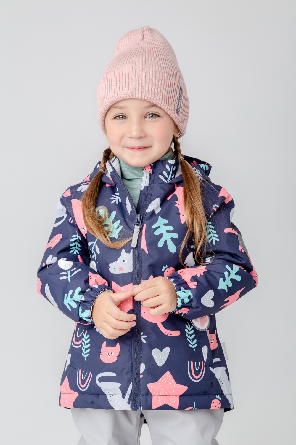 картинка Куртка утепленная для девочки Crockid ВК 32149/н/2 ГР от магазина детских товаров ALiSa