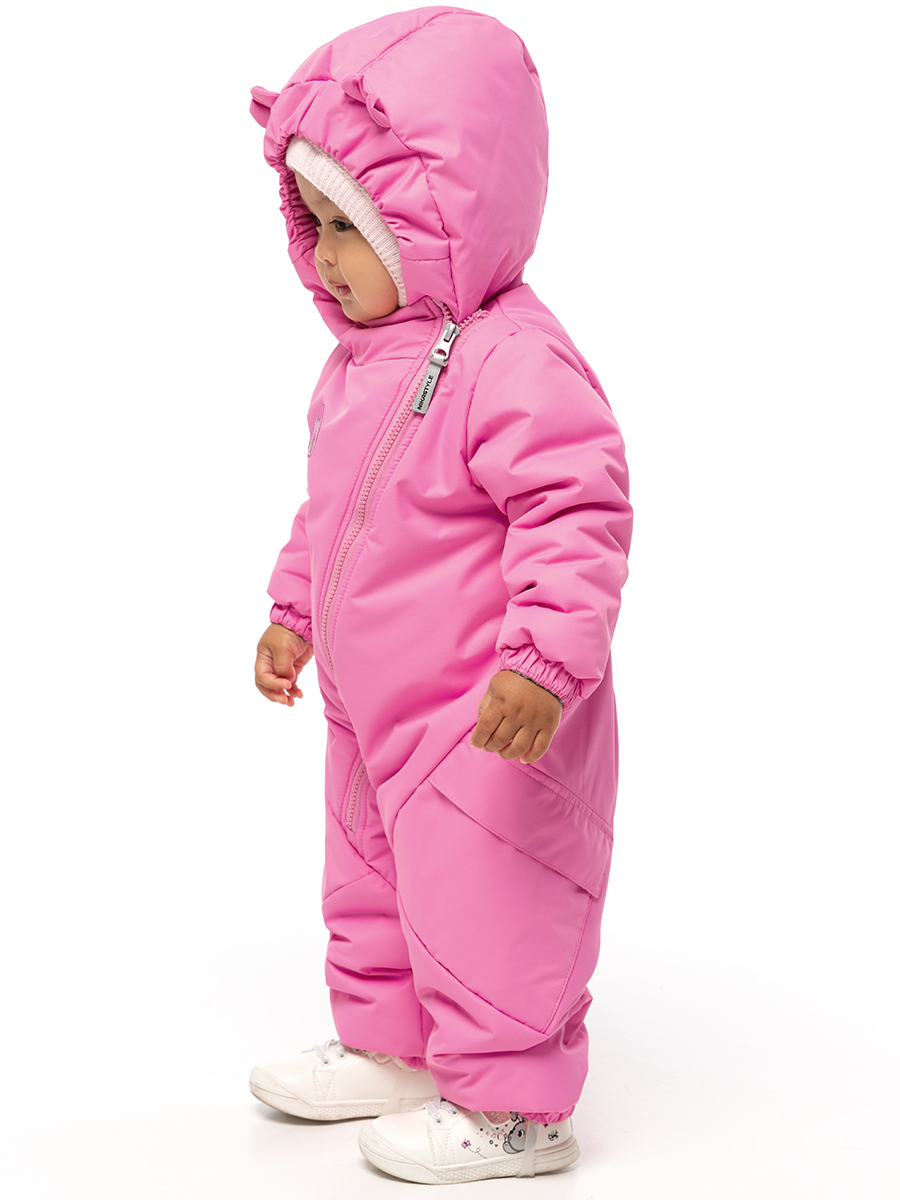 картинка Комбинезон утеплённый для девочки NIKASTYLE 8м0125 Розовый от магазина детских товаров ALiSa