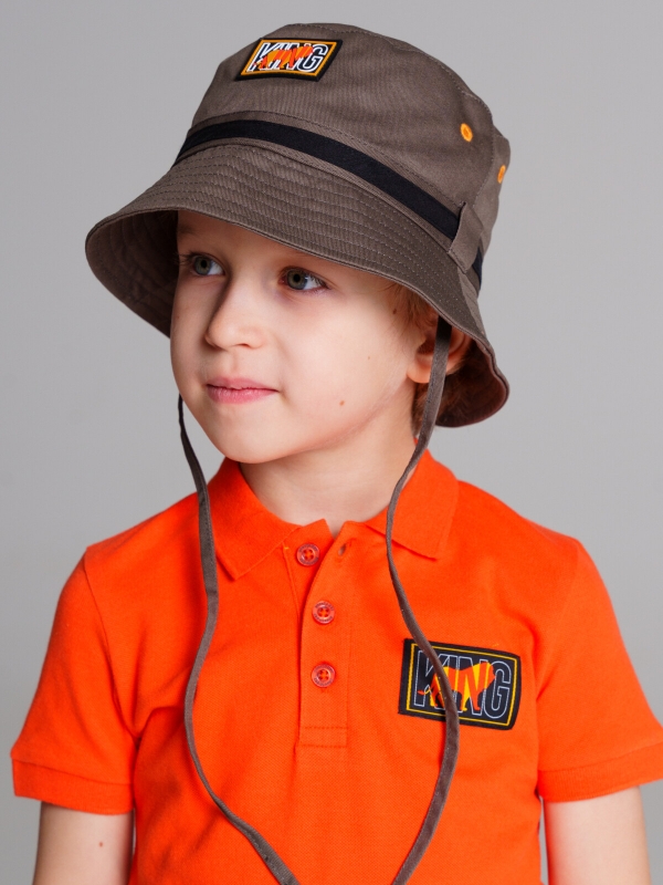 картинка Панама текстильная для мальчика PL 12412226 Хаки от магазина детских товаров ALiSa