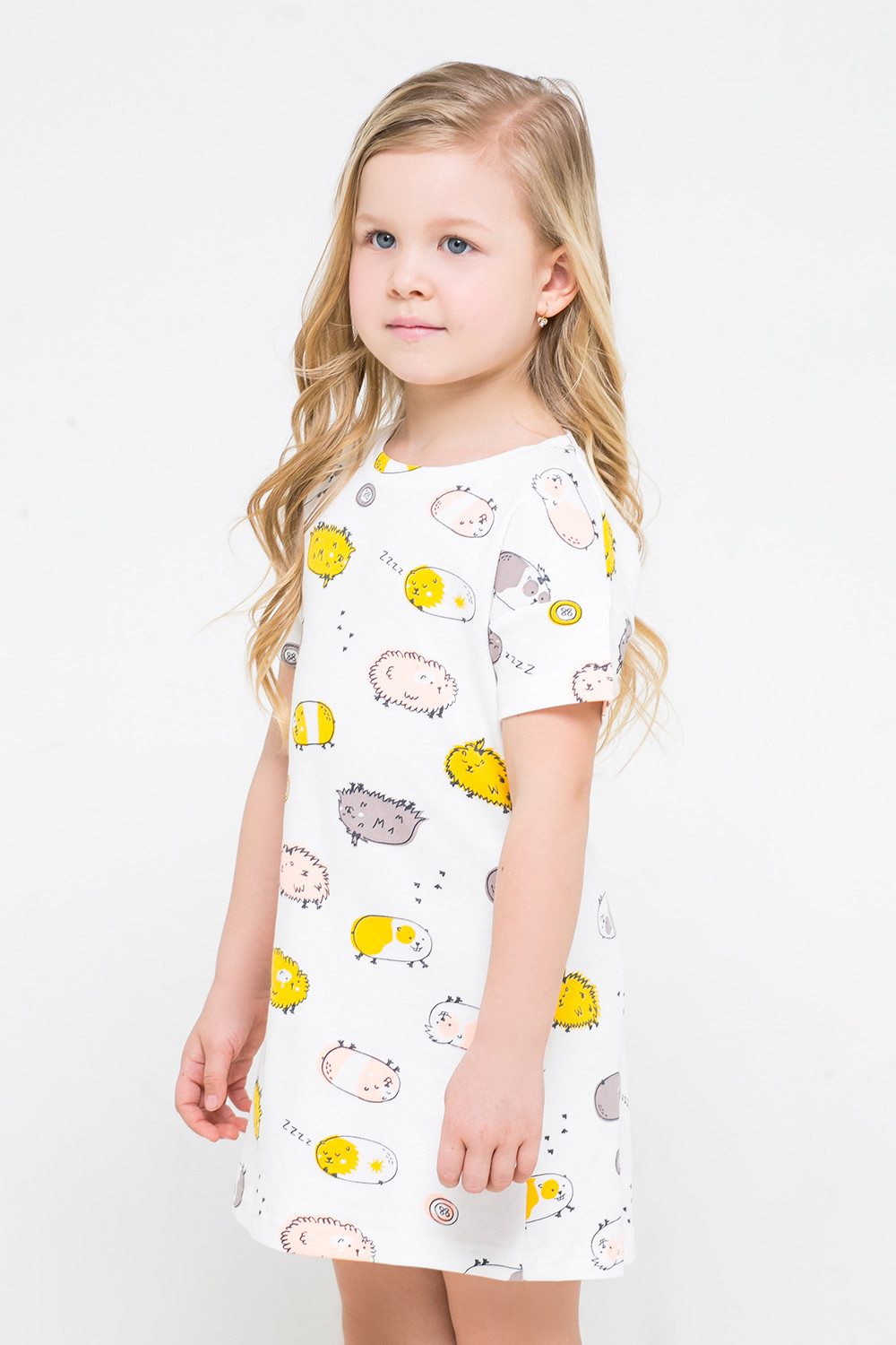 картинка Сорочка для девочки Crockid К 1146 хомячки на сахаре от магазина детских товаров ALiSa
