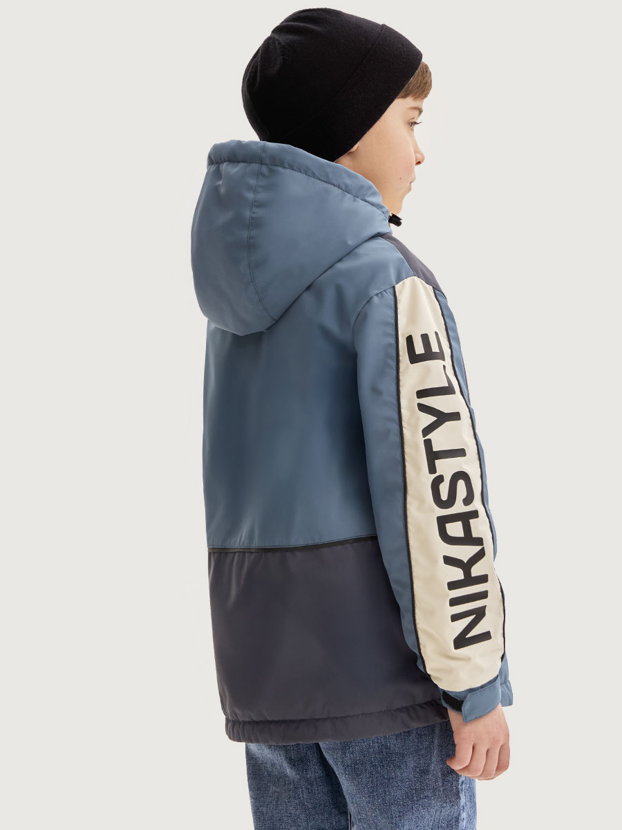 картинка Куртка утеплённая для мальчика NIKASTYLE 4м4525 Графит джинс от магазина детских товаров ALiSa
