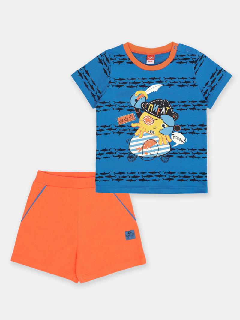 картинка Комплект для мальчика CSBB 90190-42-380 Синий от магазина детских товаров ALiSa