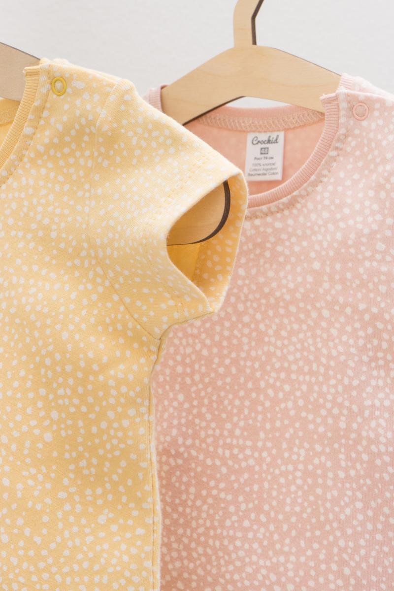 картинка Полукомбинезон для девочки Crockid К 6239-2 светлые блики (желтый) я119 от магазина детских товаров ALiSa