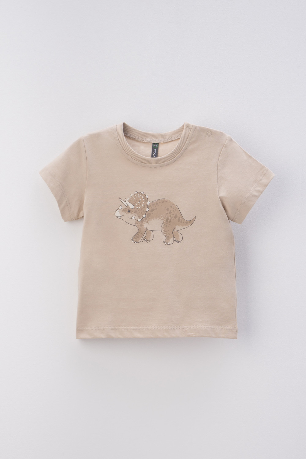 картинка Футболка для мальчика Crockid КР 302155 темно-бежевый к400 от магазина детских товаров ALiSa