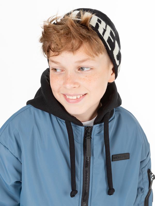 картинка Куртка утеплённая для мальчика NIKASTYLE 4м5525 Джинс от магазина детских товаров ALiSa