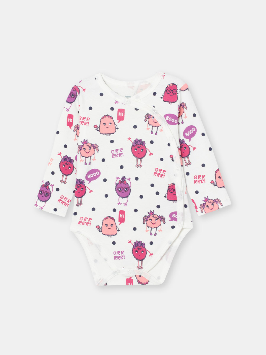 картинка Боди для девочки CSNG 40032-21-302 Экрю от магазина детских товаров ALiSa