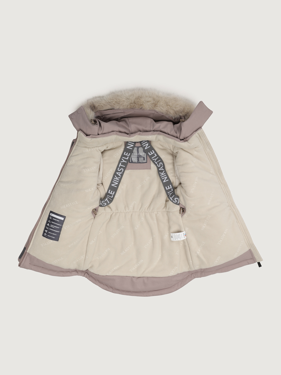 картинка Куртка для девочки NIKASTYLE 4з7825 Какао от магазина детских товаров ALiSa
