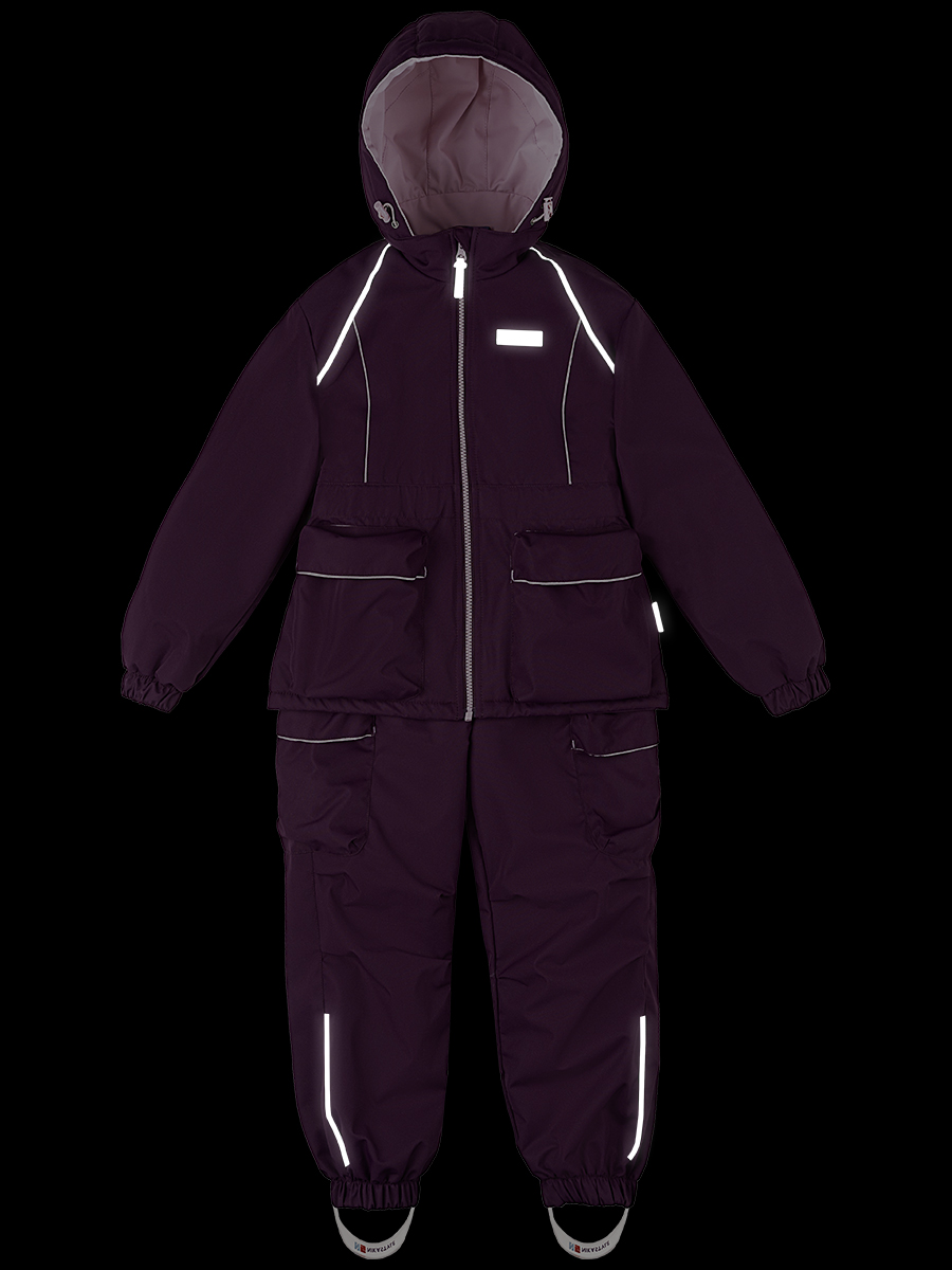 картинка Комплект утепленный для девочки NIKASTYLE 7м2424 вишня пудра от магазина детских товаров ALiSa