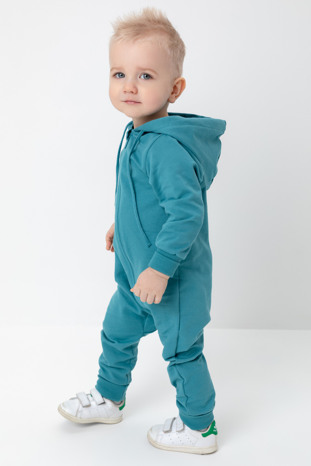 картинка Комбинезон для мальчика Crockid КР 6471 холодный изумруд к390 от магазина детских товаров ALiSa