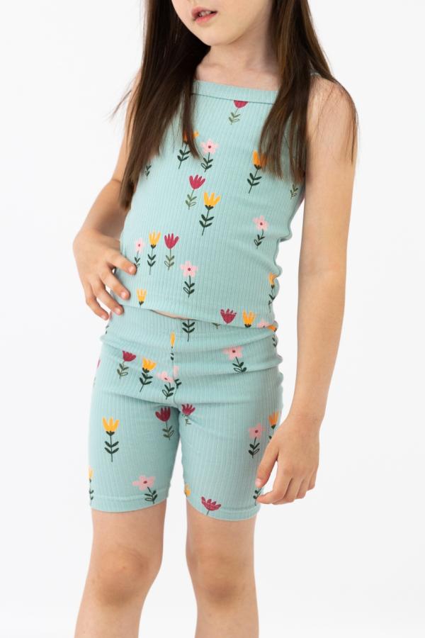 картинка Легинсы для девочки Baby Boom П113/2-К Мята Б106 от магазина детских товаров ALiSa