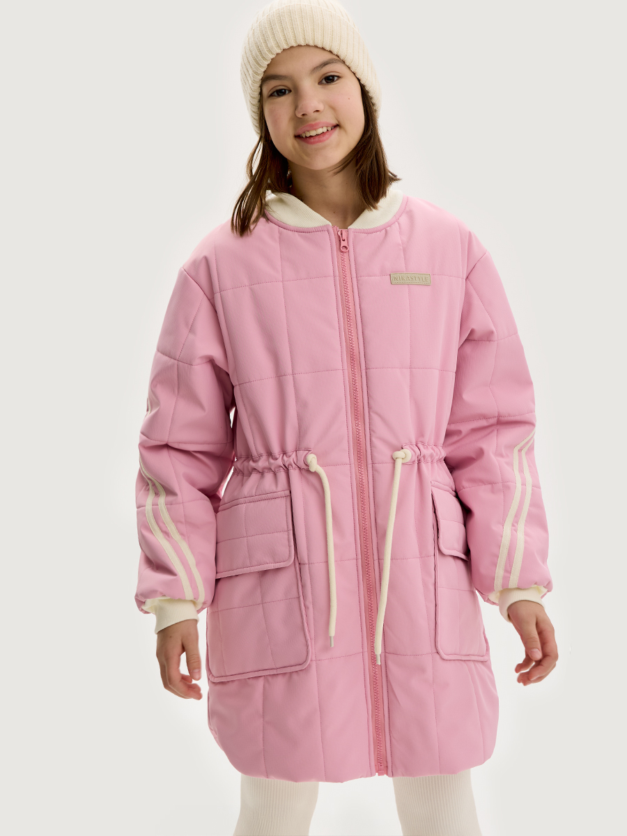 картинка Куртка утеплённая для девочки NIKASTYLE 4м5025 Роза от магазина детских товаров ALiSa