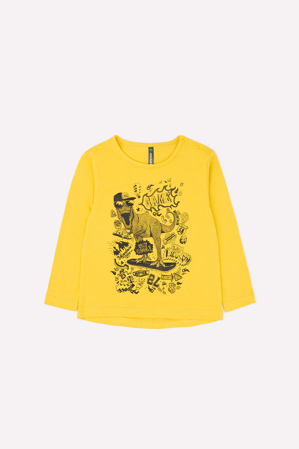 картинка Джемпер для мальчика Crockid КР 301453 светлая горчица к298 от магазина детских товаров ALiSa