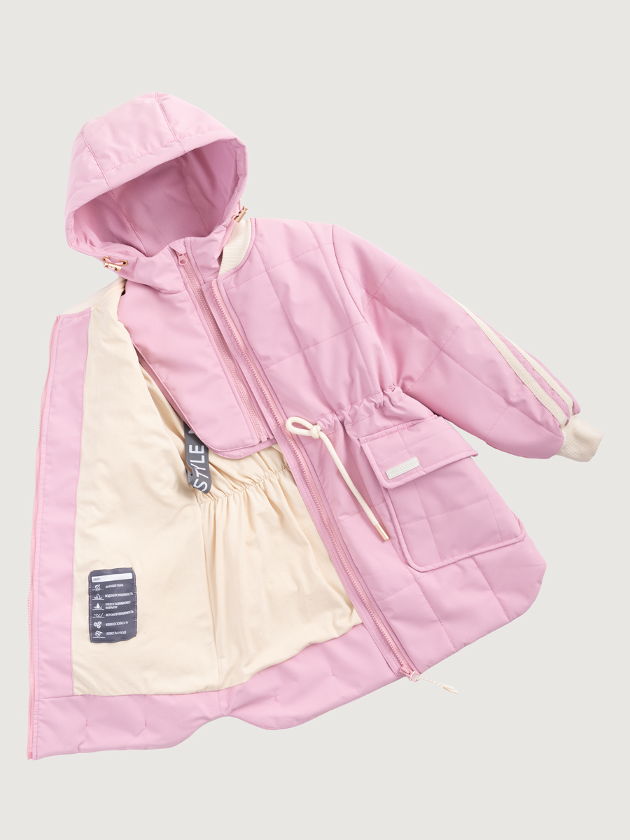 картинка Куртка утеплённая для девочки NIKASTYLE 4м5025 Роза от магазина детских товаров ALiSa