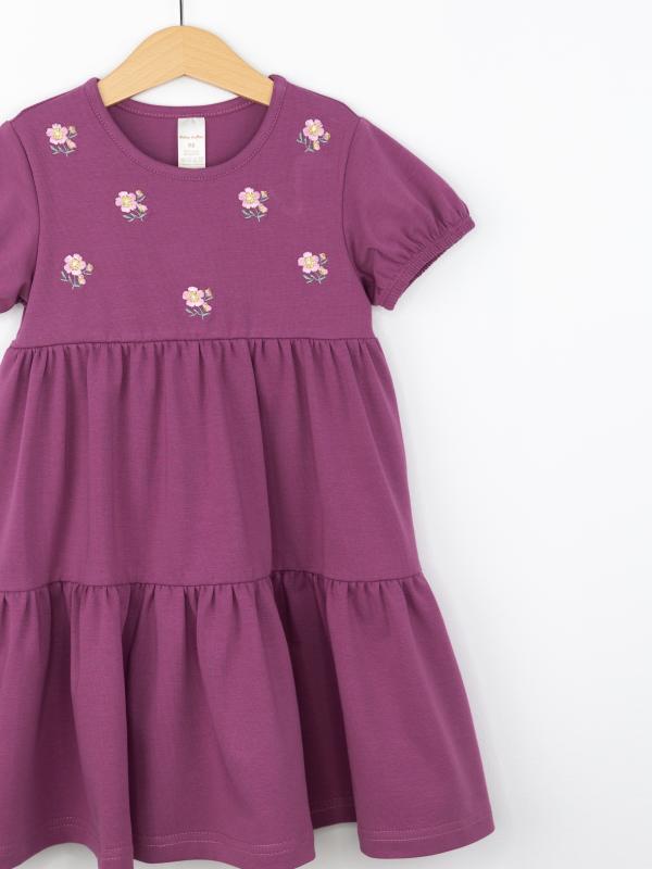 картинка Платье для девочки Baby Boom С266/3-К Виноград от магазина детских товаров ALiSa