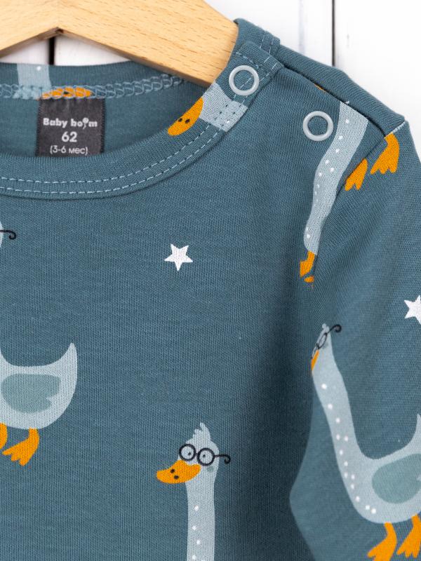 картинка Боди для мальчика Baby Boom Б86/23-И я730 Гуси от магазина детских товаров ALiSa