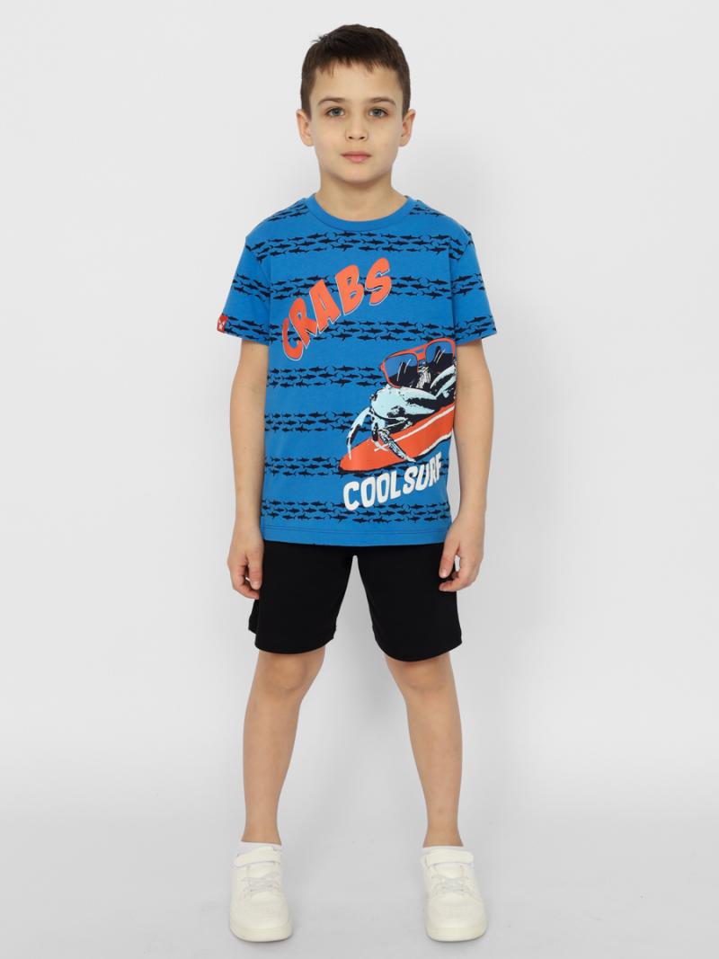 картинка Футболка для мальчика CSKB 63550-42-370 Синий от магазина детских товаров ALiSa