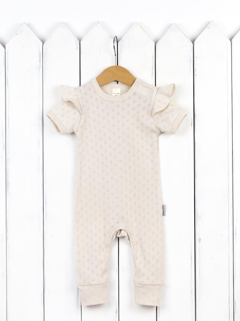 картинка Комбинезон детский Baby Boom К365/2-Р я712 Ажур шампань от магазина детских товаров ALiSa
