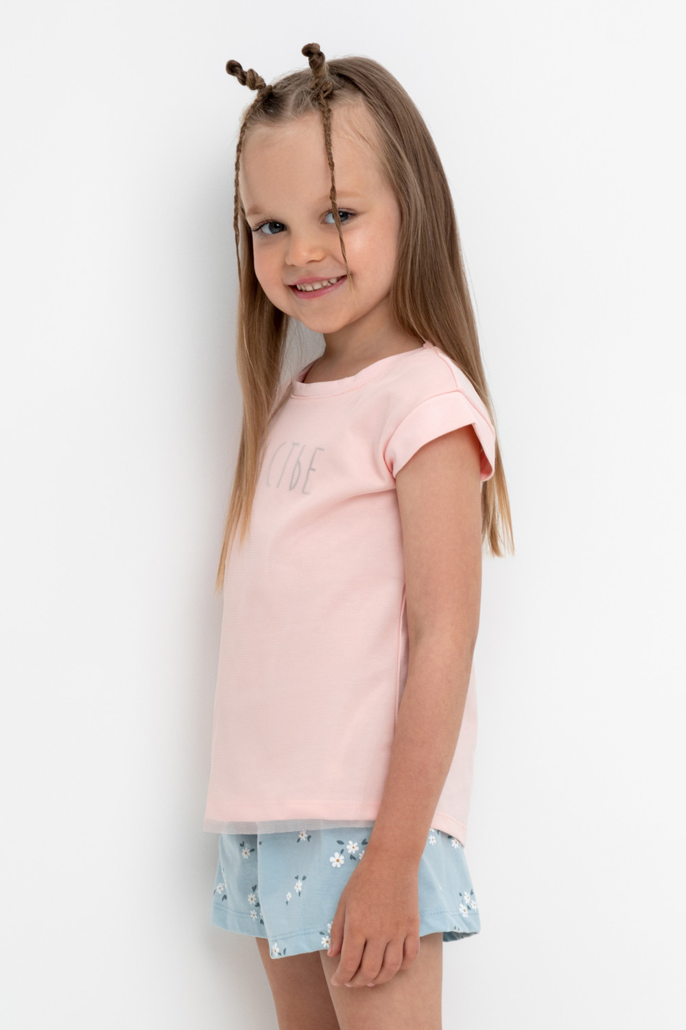 картинка Футболка для девочки Crockid К 302133 светло-розовый от магазина детских товаров ALiSa
