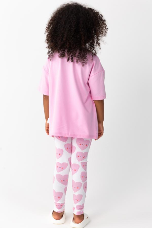 картинка Комплект для девочки Baby Boom КД559/2-К Розовый + сердечки от магазина детских товаров ALiSa