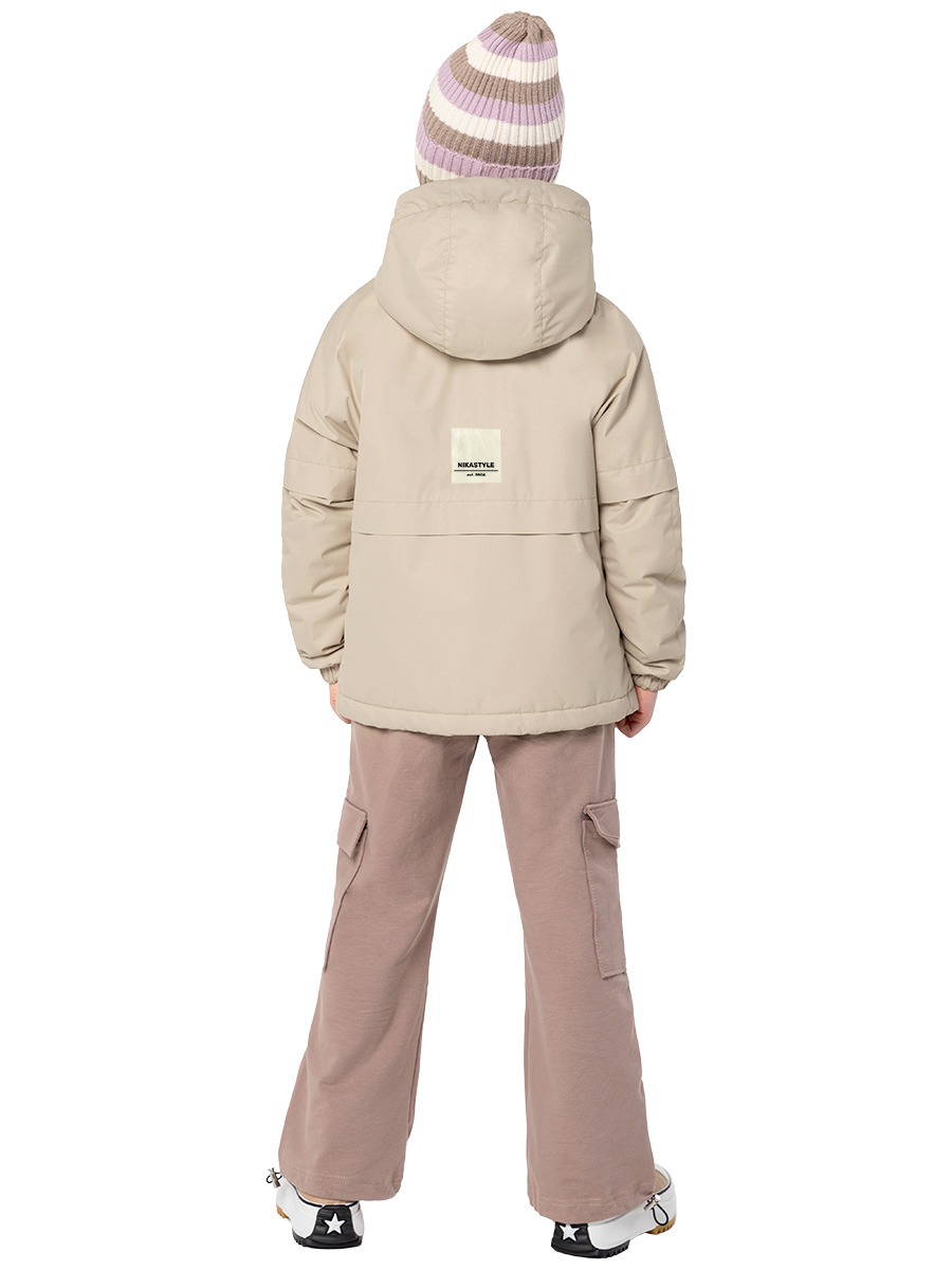 картинка Куртка утепленная для девочки NIKASTYLE 4м3024 латте от магазина детских товаров ALiSa