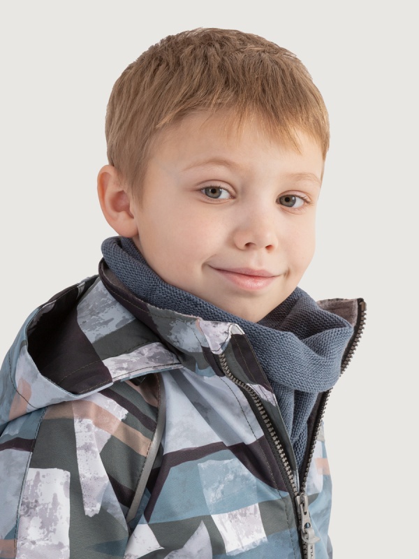 картинка Снуд для мальчика NIKASTYLE 17м11725 Джинс от магазина детских товаров ALiSa