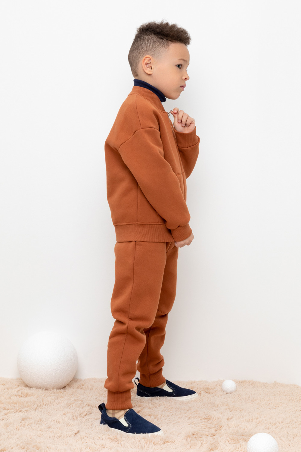 картинка Брюки для мальчика Crockid КР 400603 ореховый к416 от магазина детских товаров ALiSa