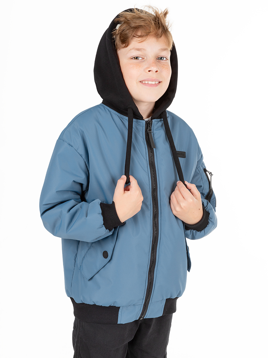 картинка Куртка утеплённая для мальчика NIKASTYLE 4м5525 Джинс от магазина детских товаров ALiSa