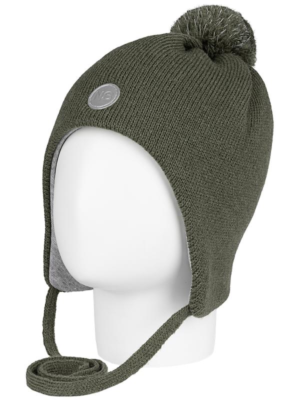 картинка Шапка утепленная для мальчика NIKASTYLE 11з15425 Полынь от магазина детских товаров ALiSa