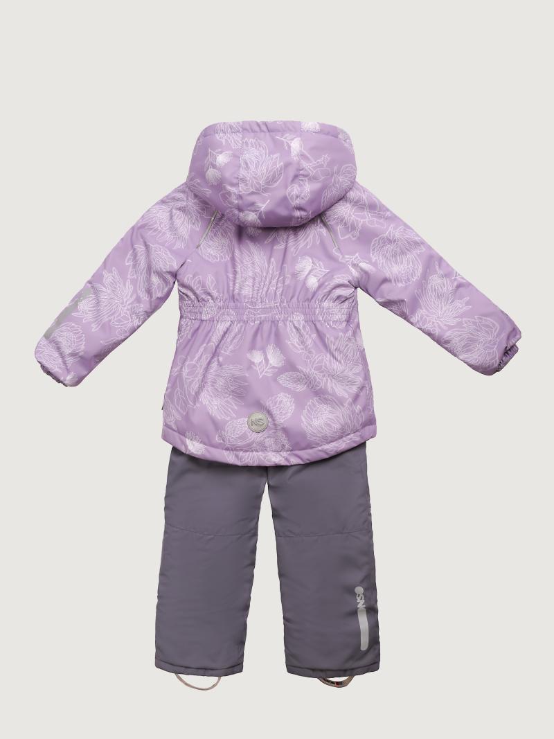 картинка Комплект утеплённый для девочки NIKASTYLE 7м2025 Лаванда серый от магазина детских товаров ALiSa