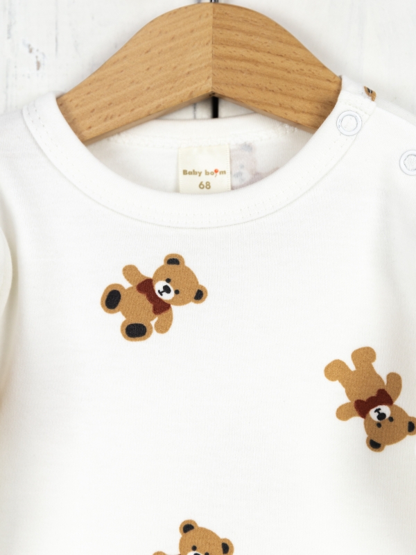 картинка Боди Baby Boom Б86/10004-И(Н) Мишки я722 от магазина детских товаров ALiSa