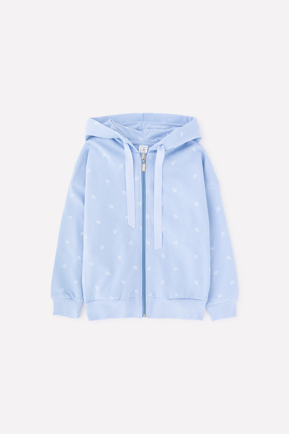 картинка Куртка для девочки Crockid К 301728 небесно-голубой, веточки к1282 от магазина детских товаров ALiSa