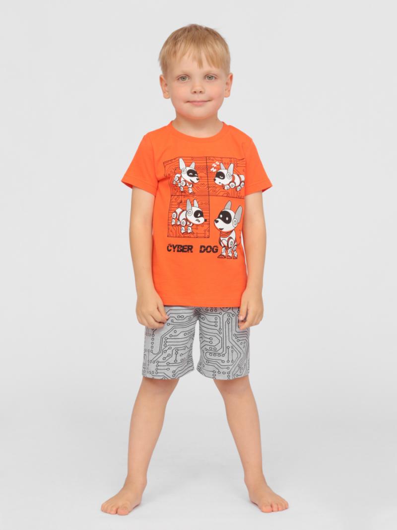 картинка Комплект для мальчика Сherubino CSKB 50071-29 Оранжевый от магазина детских товаров ALiSa