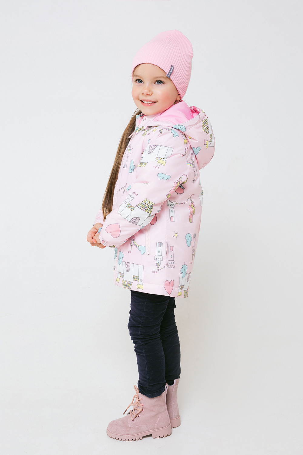 картинка Куртка демисезонная утепленная для девочки Crockid ВК 32097/н/1 УЗГ от магазина детских товаров ALiSa