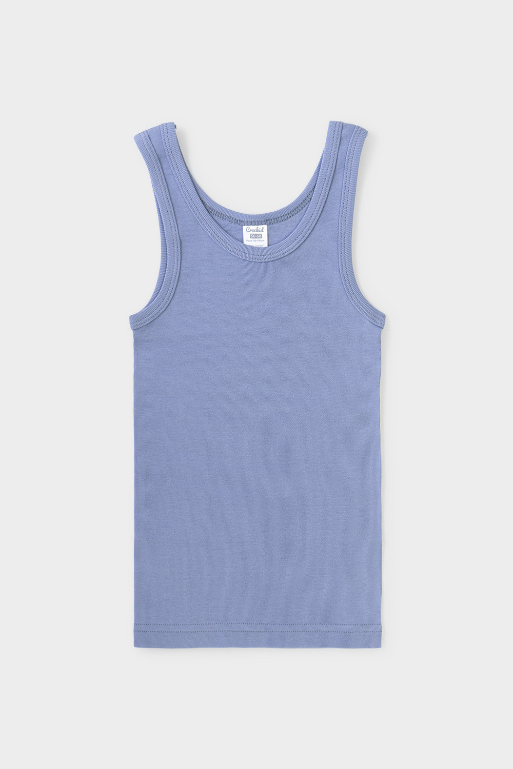 картинка Майка для мальчика Crockid К 1070 пыльно-голубой джинс (геометрия) от магазина детских товаров ALiSa