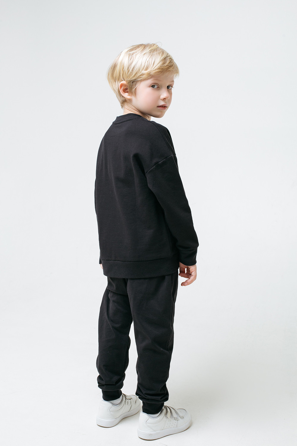 картинка Джемпер для мальчика Crockid КР 301507 черный к314 от магазина детских товаров ALiSa