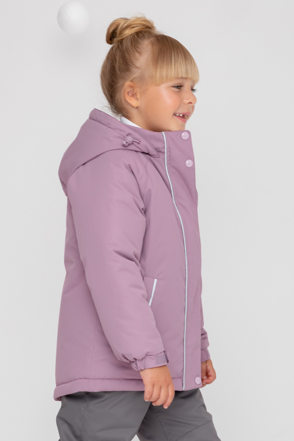 картинка Куртка зимняя для девочки Crockid ВК 38096/2 ГР (122-158) от магазина детских товаров ALiSa