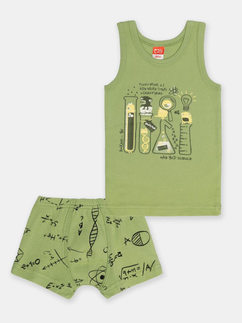 картинка Комплект для мальчика CSKB 30036-34 Оливковый от магазина детских товаров ALiSa