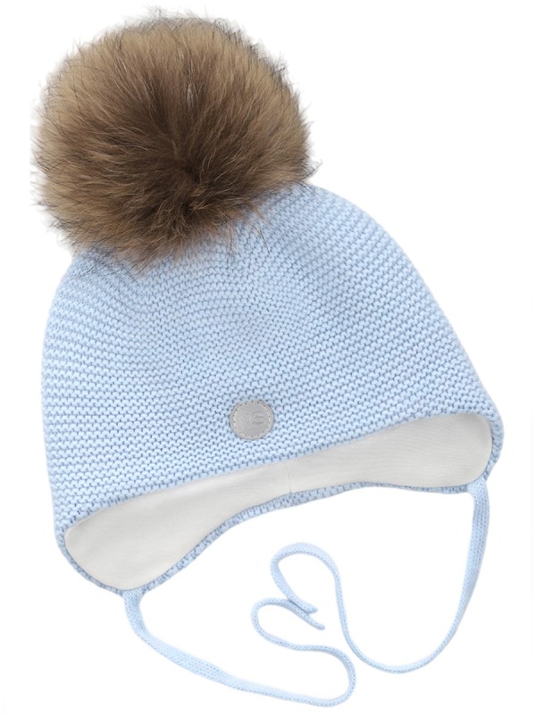 картинка Шапка утепленная NIKASTYLE 11з15524 Небесный от магазина детских товаров ALiSa