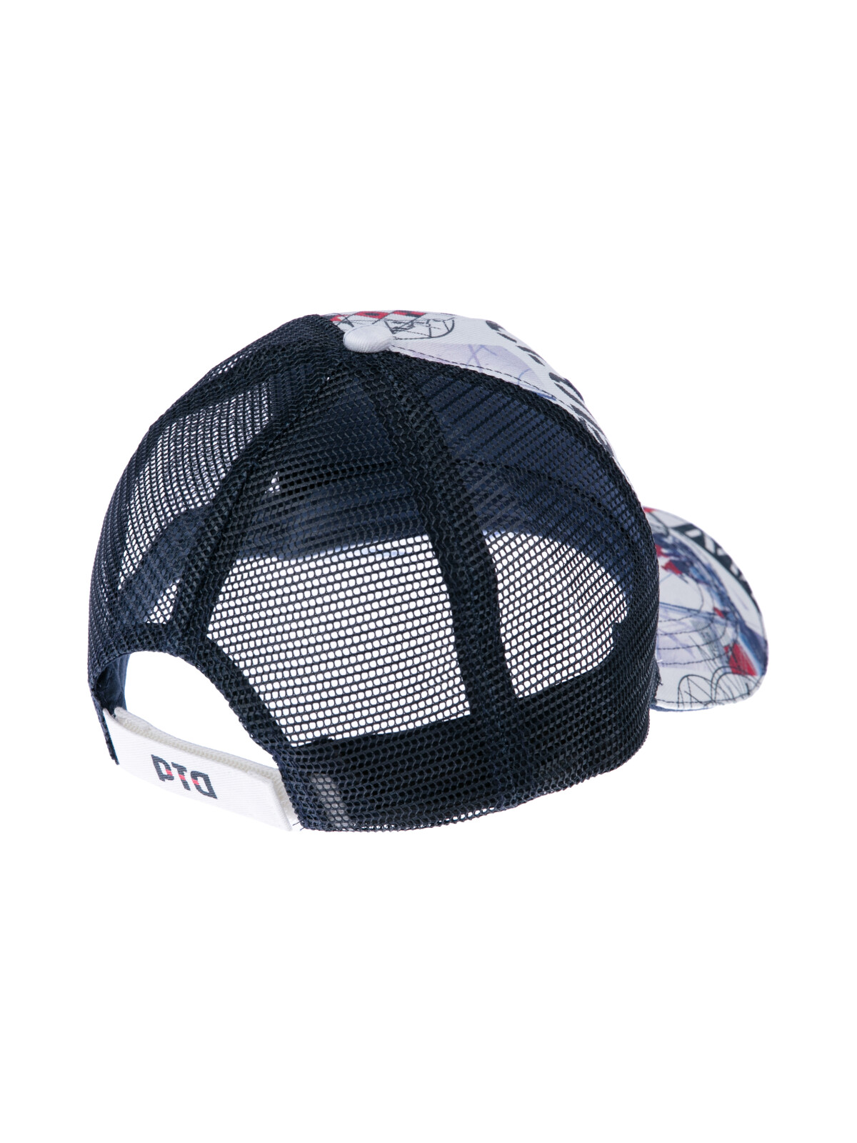 картинка Кепка текстильная для мальчика PL 12412181 Белый Синий от магазина детских товаров ALiSa