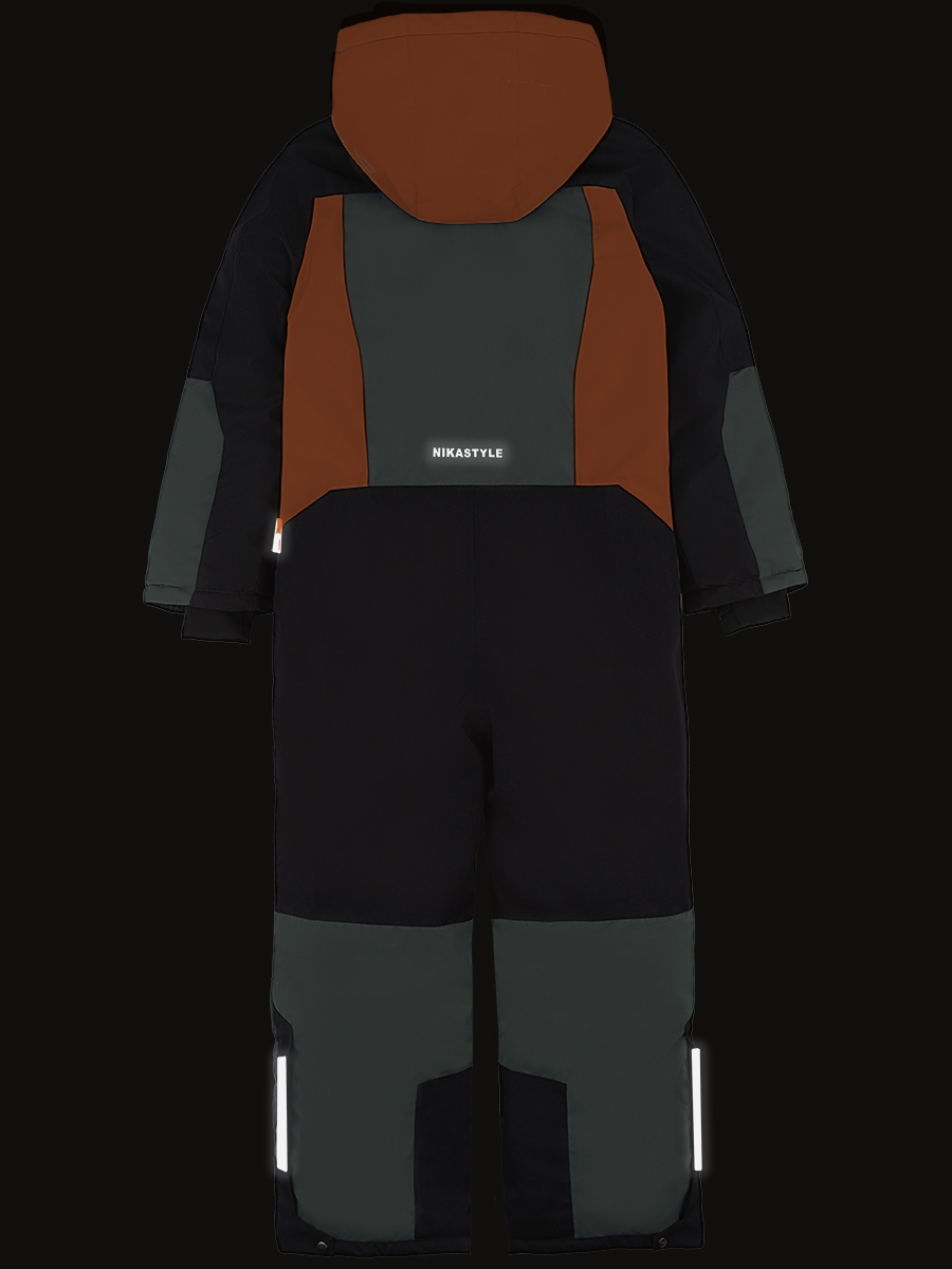 картинка Комбинезон зимний для мальчика NIKASTYLE 8з6724 Мох черный от магазина детских товаров ALiSa