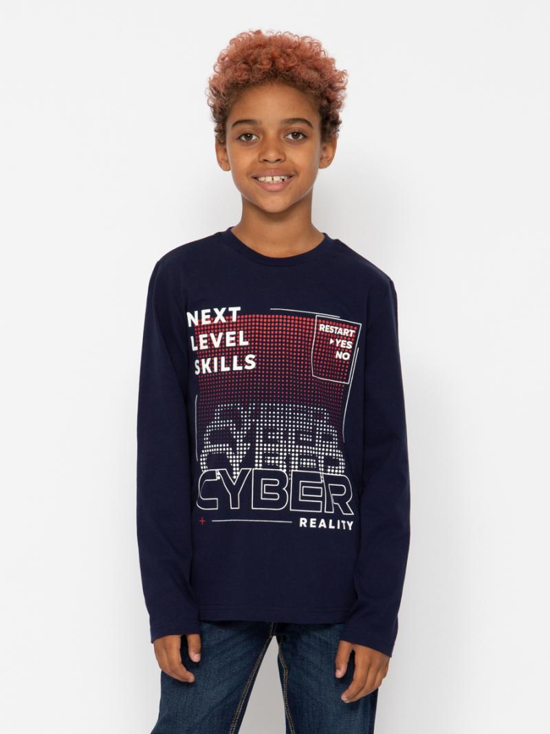 картинка Джемпер для мальчика CWJB 63722-41-388 Темно-синий от магазина детских товаров ALiSa