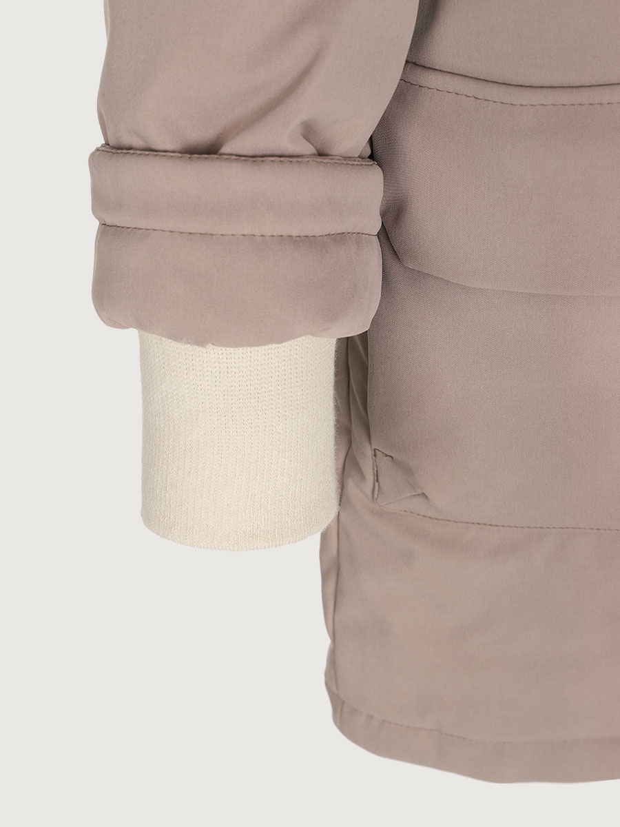 картинка Парка для девочки NIKASTYLE 5з8025 Какао от магазина детских товаров ALiSa